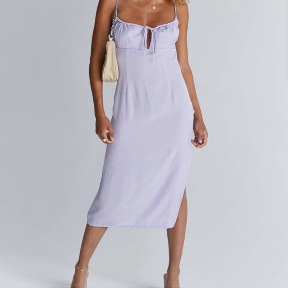 Princess Polly Noda Purple Midi Dress size 2